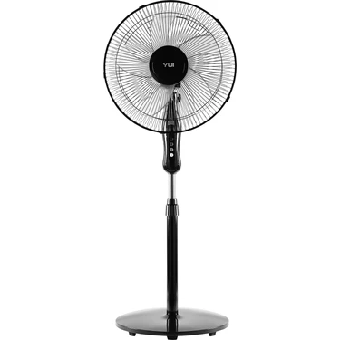 Yui F29 Vantilatör 40w Siyah 3 Kademe 5 Pervane Döner
