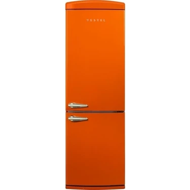 Vestel Retro NFK37011 Turuncu 330 Lt No-Frost