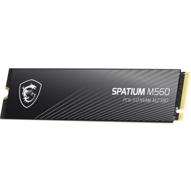 Msı SSD Spatıum M560 Pcıe 5.0 Nvme M.2 1tb R:10200