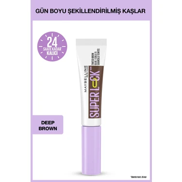 Maybelline New York Super Lock Brow Glue Kaş Sabitleyici Maskara -  Deep