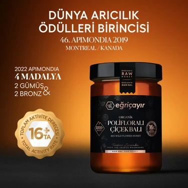 Eğriçayır Polifloralı Organik Çiçek Balı 850