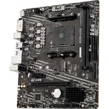 MSI A520M-A PRO AMD A520 Soket AM4 DDR4 4600(OC)MHz mATX Fiyatı