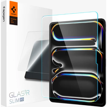 Spigen iPad Pro 13" (2024) Cam Ekran Koruyucu GLAS.tR Slim HD -