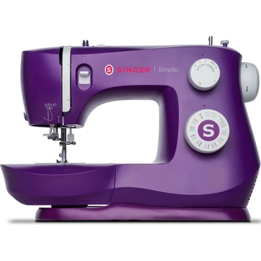 Singer 3337 Fashion Mate Elektronik Dikiş Makinesi Mor 29 Dikiş Deseni ile Kullanıma