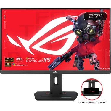Asus Rog Strıx XG279CNS 27 Hdr Esports Gamıng Fast IPS Freesync ve G-Sync Uyumlu  1920X1080 0.3ms