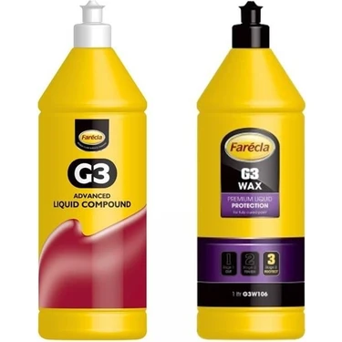 Farecla G3 Sıvı Pasta 1 Litree ++ Farecla G3 Wax Cila 1