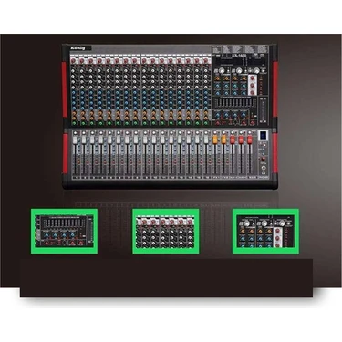 König KZ-1600 2X1600W 10 Kanal Power Mikser Fiyatı