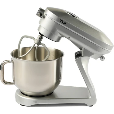 Yui Easy Chef M129 1800W Güçlü Döküm Metal Stand Mikser Gümüş 6 lt Kapasiteli Sağlam