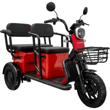 Volta Apec Apm5 3 Tekerli Elektrikli Moped 1000W Motor Gücü 36 km Menzil 105 kg Taşıma
