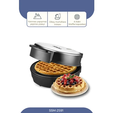 Sinbo SSM-2591 Waffle Makinesi 220