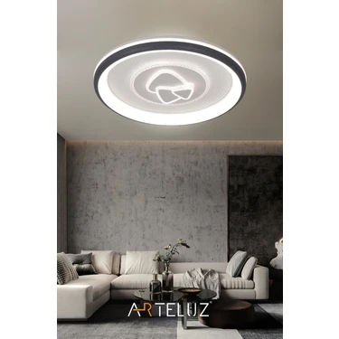 Üçgen Model Modern Plafonyer Avize (50  cm , 3 Renk