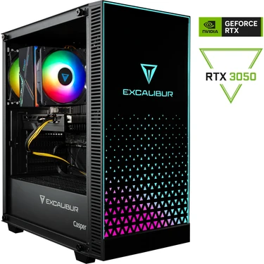Casper Excalibur E65L.144F-DF50X-0HC Intel Core i5-14400F 32GB DDR5 RAM 1TB NVME SSD NVIDIA Geforce