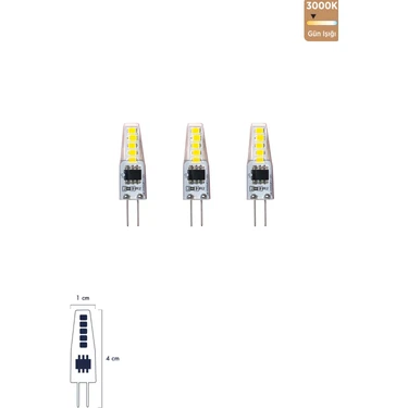 Heka Cob LED Ampul G4 2W 3000K