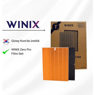 WINIX Zero Pro Filtre Seti - Filtre T Güney Kore Menşeli Yedek Solüsyonlar ile Etkili Hava
