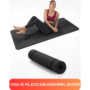 Pilates Yoga Matı Egzersiz Pilates Minderi Kaymaz Taban 180X55