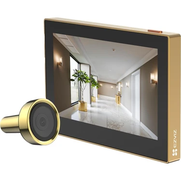 Ezviz Cs-Hp2 (2mp) Gold Kablosuz Gözetleme Deliği Kapı