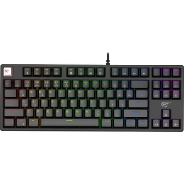 Havit Gamenote KB890L Rgb Mekanik Türkçe Q Klavye - Anti Ghosting Blue