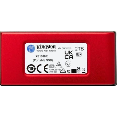 Kingston SXS1000R/2000G Red External 2tb 1050-1000MBs USB Fiyatı