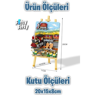 Vagonlife LOZ Creative Serisi Tren Tablosu 758 Parça Oyuncak Fiyatı
