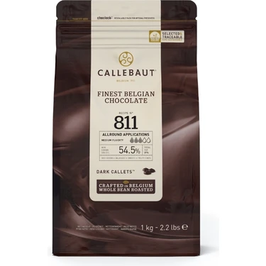Callebaut 811 Bitter Kuvertür Drop Çikolata 1