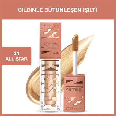 Maybelline New York Sunkisser Likit Aydınlatıcı Highlighter - 21 All