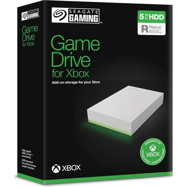 Seagate 5tb Game Drive 2.5" External HDD Hard Drive Hardisk Xbox One/ Series S ve x