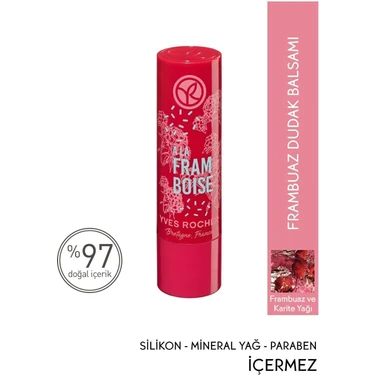 Yves Rocher Dudak Balsamı 4.8gr Nemlendirici Besleyici Frambuaz Özelliği ile