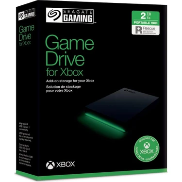 Seagate 2tb Game Drive 2.5" External HDD Hard Drive Hardisk Xbox One/ Series S ve x