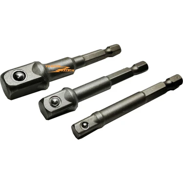 Bits Lokma Adaptörü 3 Parça Bits Uç Lokma Uçları Bilyalı