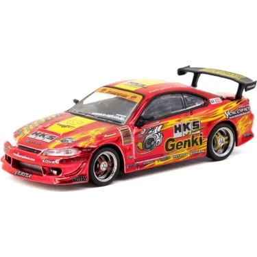 Tarmac Works 1/64 Hks Hyper Silvia Rs2 Chrome Red - Tokyo Fiyatı