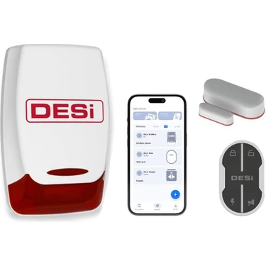 Midline Smart Wifi Akıllı Alarm Sistemi (Wifi-Telefon Uygulama Ile