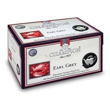 Champion Earl Grey Demlik Poşet 100 Adet (Bergamot - Tomurcuk