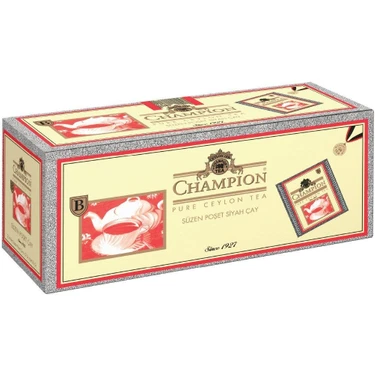 Champion Bardak Poşet 25 li (Seylan Çayı - Ceylon