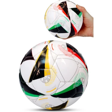 Hentbol Topu Renkli Euro Parlak Katmanlı Çocuk Mini Futbol Topu No:1 Iç Mekan Minik Top