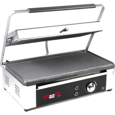 Enazon 24 Dilim Elektrikli Tost Makinesi 2500 Watt- Döküm 60X30 - Ebat 29X42X61