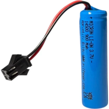 Uzaktan Kumandalı Araba Sarjlı Pil 3.7V 14500 LI-ON900 Mah Pil