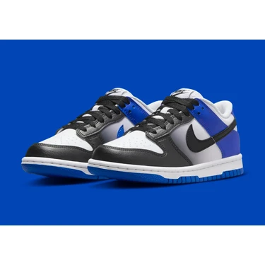 Nike Dunk Low Grade School 'Game Royal Black Fade Deri Fiyatı