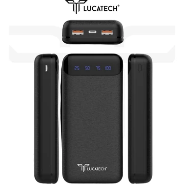 Lucatech  Samsung Galaxy A15 / A25 / A35/ A52/ A55 / A72 / A82 Uyumlu Powerbank 12.500