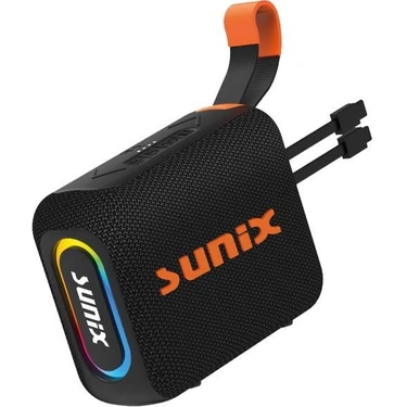 Sunix  5000 Mah Powerbank Özellikli Taşınabilir Bluetooth Hoparlör