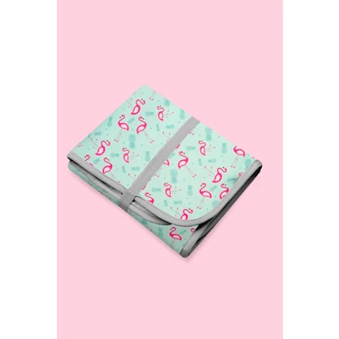 Hamur Anne Bebek Bakım Örtüsü Alez Yenidoğan Alt Açma Değiştirme Flamingo Organizer Ped Minder