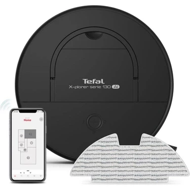Tefal RG9075 X-Plorer Serie 130 AI Evcil Hayvan Dostu ve Akıllı Robot Süpürge