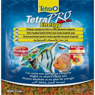 Tetra Pro Energy Crisps 12 gr Tropikal Balıklar İçin Enerji Sağlayan Kaliteli