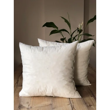 Fifty Home 2 Adet Kırlent Iç Yastık - 8 Farklı Ebat - Dolgusu 100% Kırpık