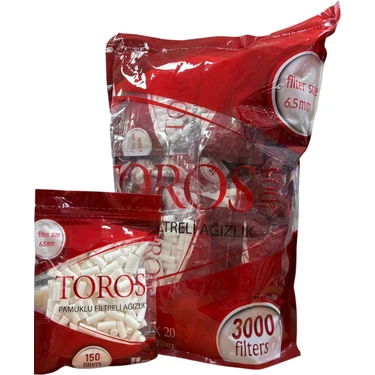 Han Tobacco Toros 6.5 mm Pamuklu Filtre Zıvana 20