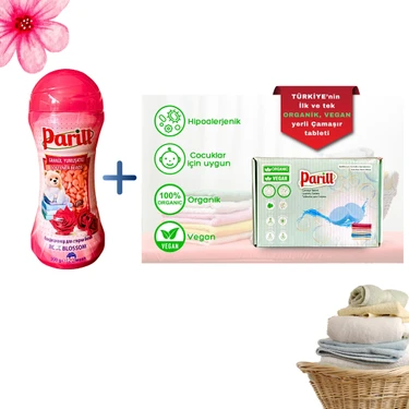 Parill 2’li Set – Renkliler Için Deterjan Tableti + Gül Kokulu