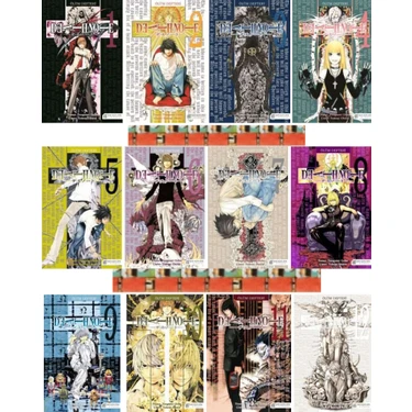 Death Note - Ölüm Defteri-1-2-3-4-5-6-7-8-9-10-11-12 Kitabı