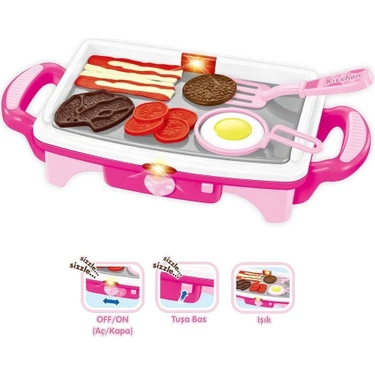 QF2908P-1 QF2908G-1 Işıklı Aksesuarlı Teppanyaki Izgara Fiyatı