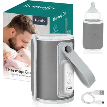Lionelo Thermup Go Taşınabilir Biberon Isıtıcısı, USB Şarj, 24 Saat Isı