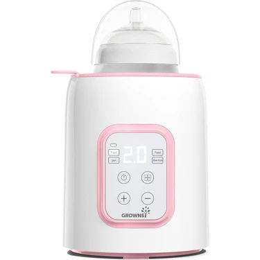 Grownsy 8’i 1 Arada Biberon Isıtıcı ve Sterilizatör, Hızlı Isıtma, Besin Koruma, LCD