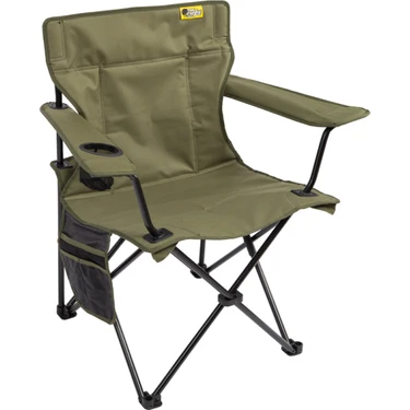 Funky Chairs V2 Haki Lüks Kamp Sandalyesi XL Dayanıklı Malzeme ile 125 kg Kapasiteye